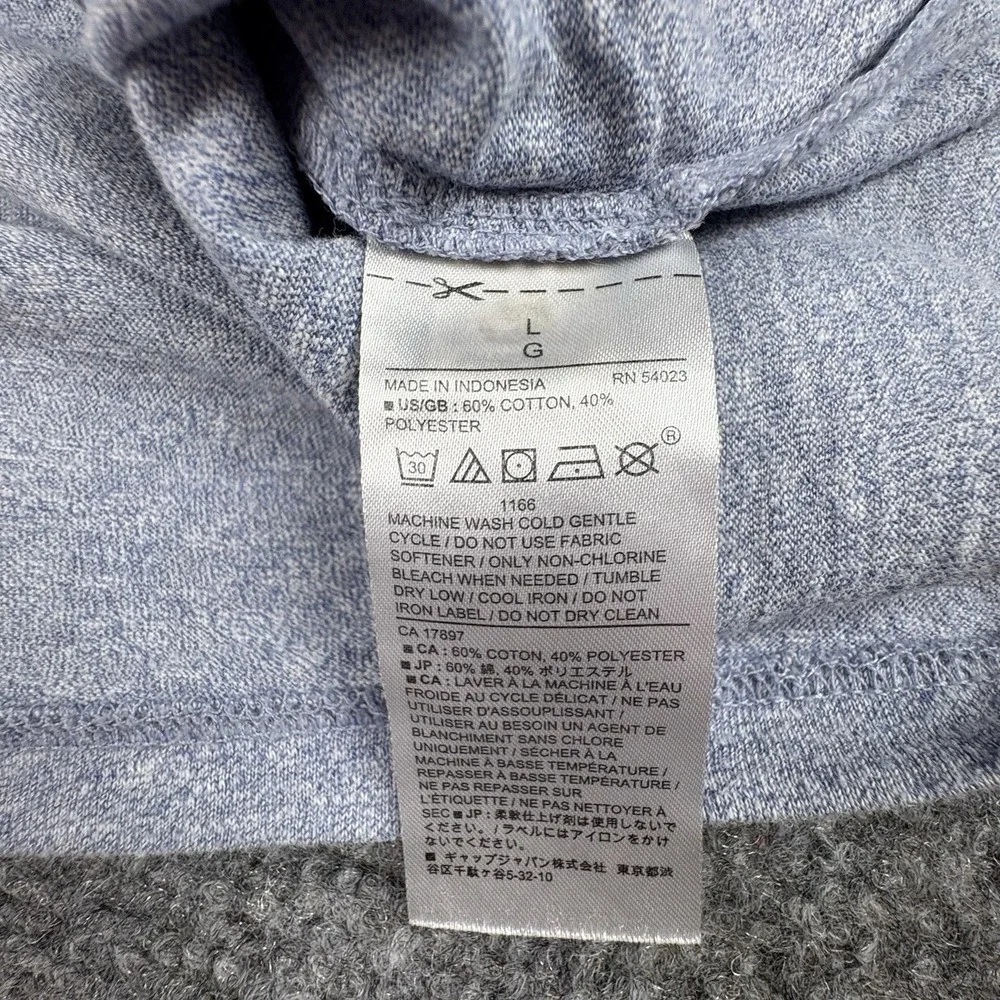 Banana Republic Quick Dry Shirt Men‎ L Blue Breathable Athletic Minimalist Tee